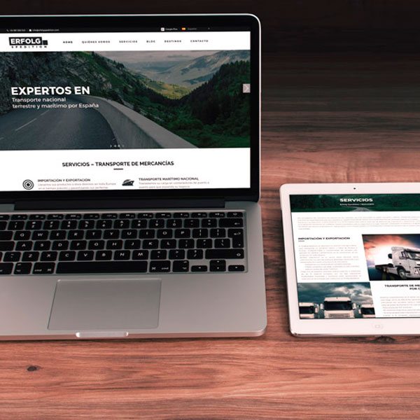 Erfolg Spedition - Éruga Comunicación