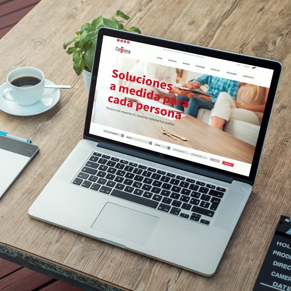 Inmobiliaria Opziona - Diseño Web Y Gráfico Publicitario - Éruga