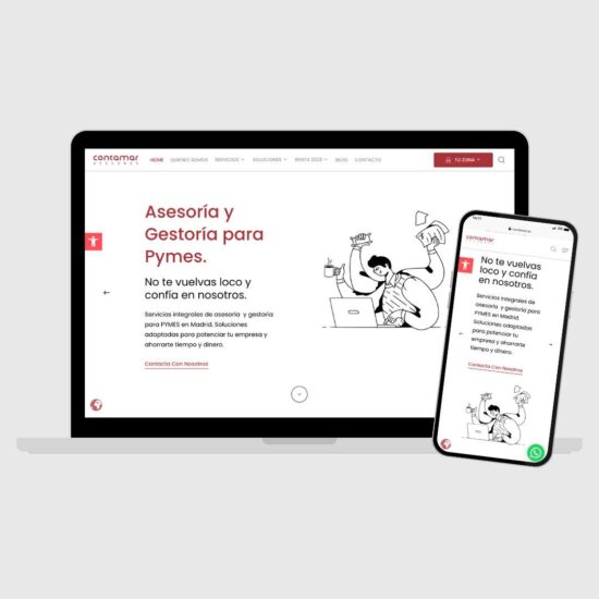 Proyecto Contamar Asesores - Diseño Web Responsive